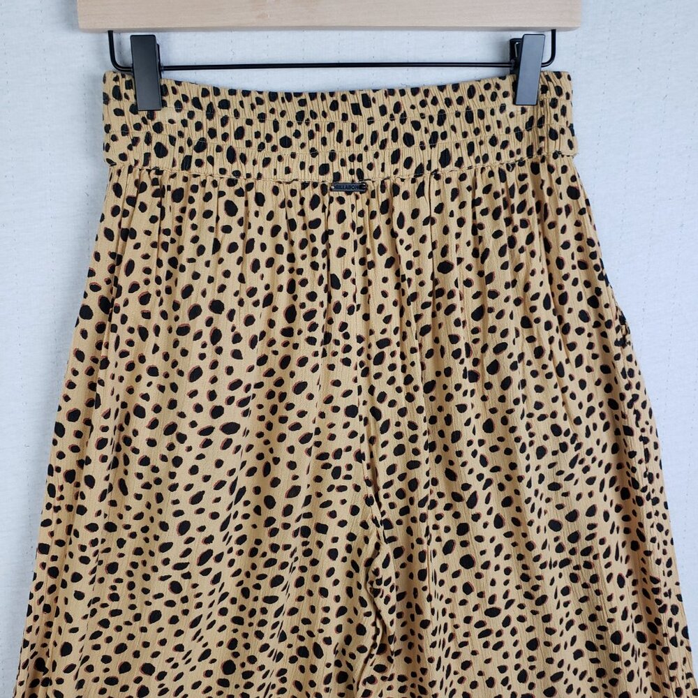 Billabong For Shore Wide Leg Pants Animal Print Casual Trousers size M Relaxed - Picture 9 of 10